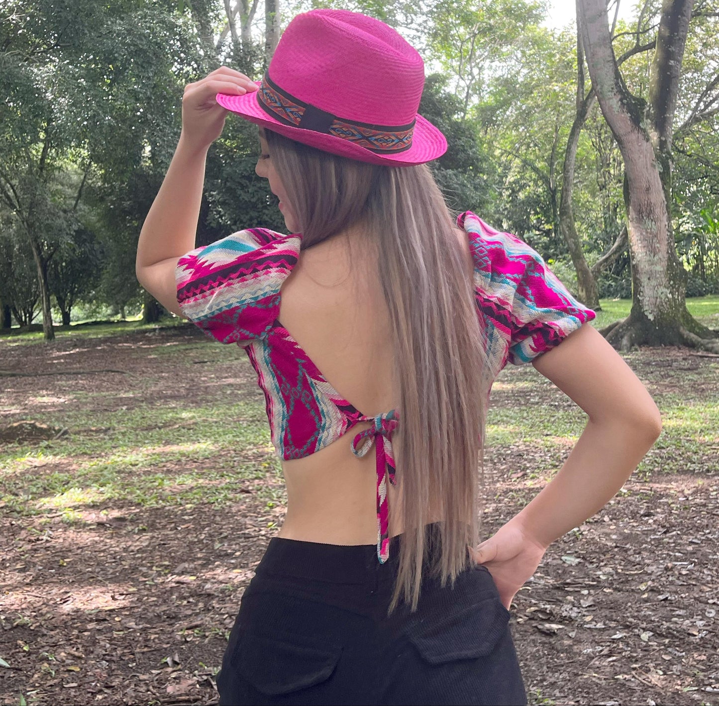 Blusa con diseño Quillacinga